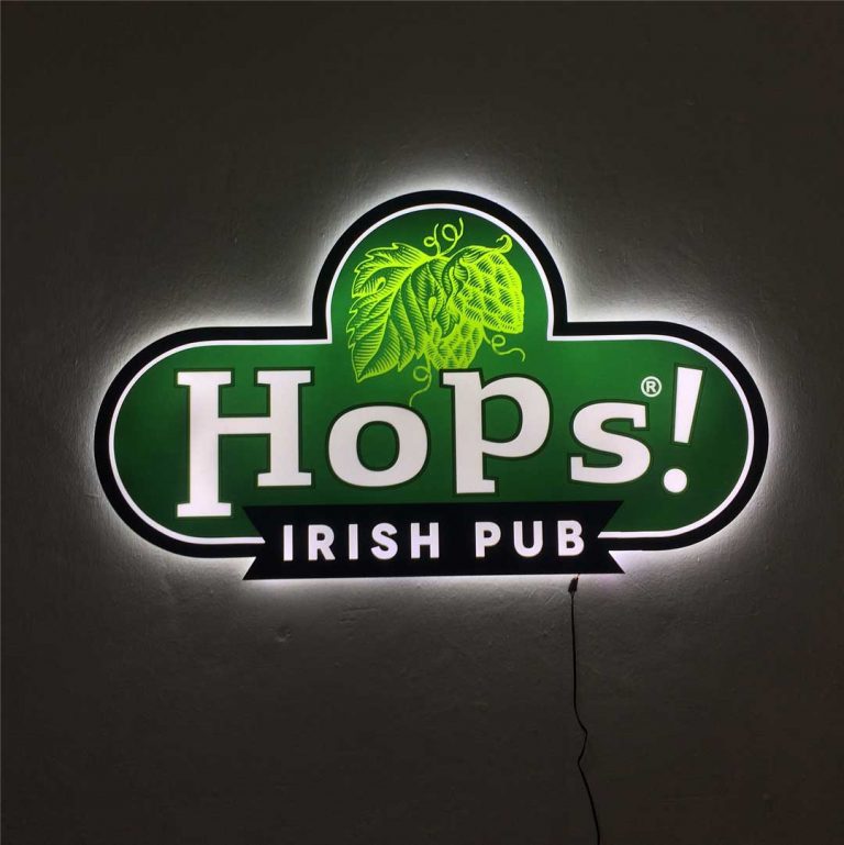 Işıklı irish bar tabela
